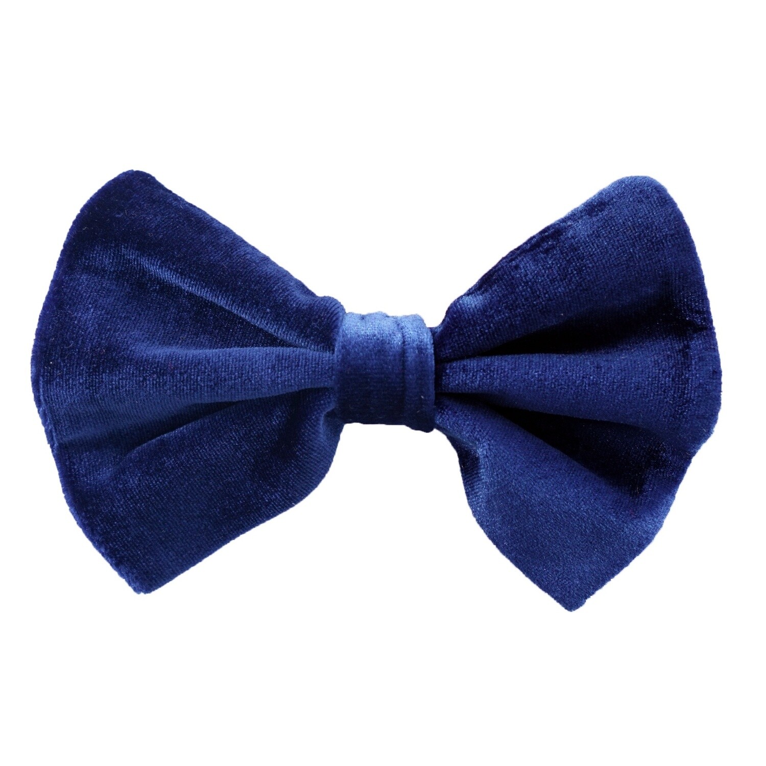 Blue Velvet Butterfly Bow Tie