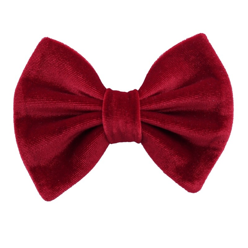Red Velvet Butterfly Bow Tie