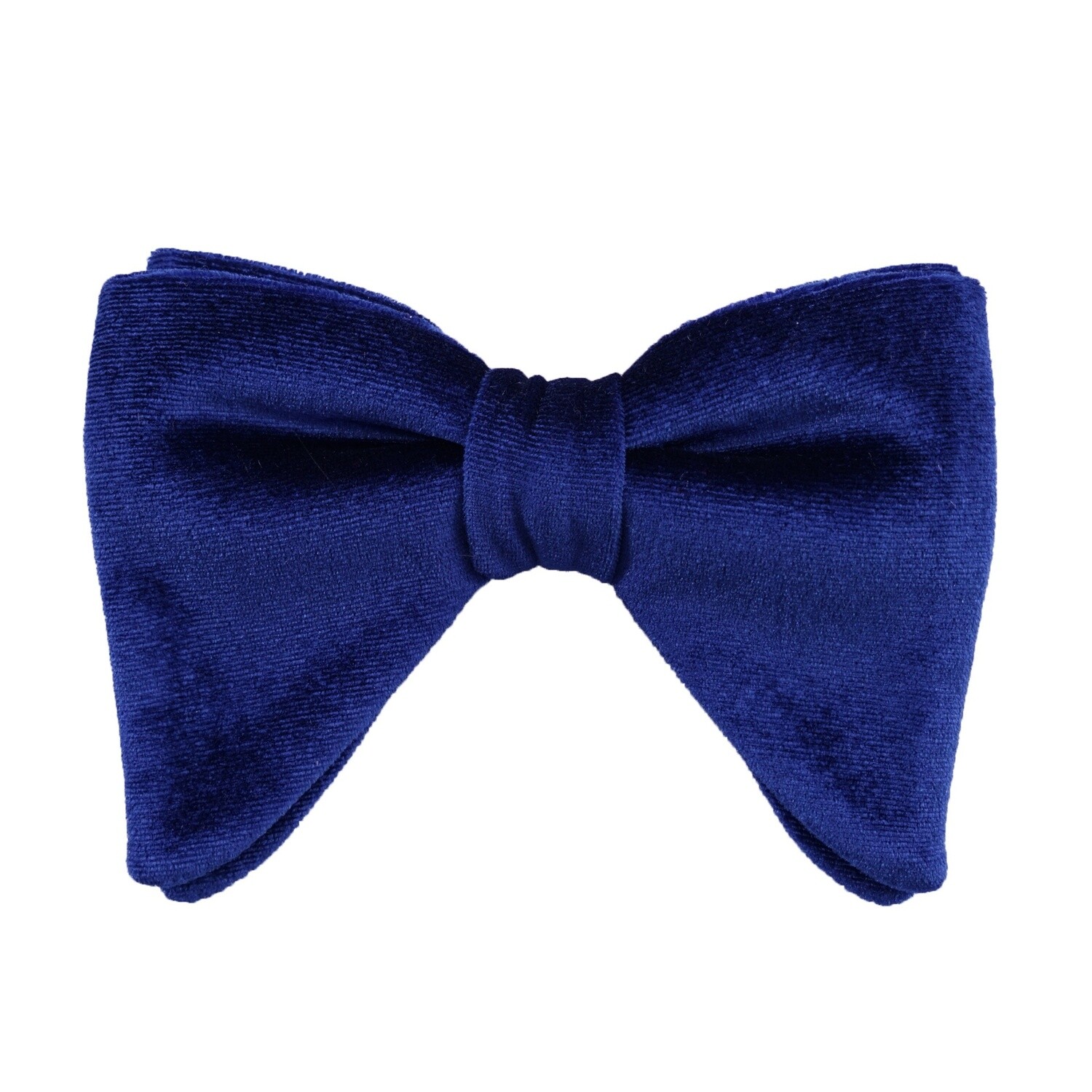 Blue Velvet Long Bow Tie