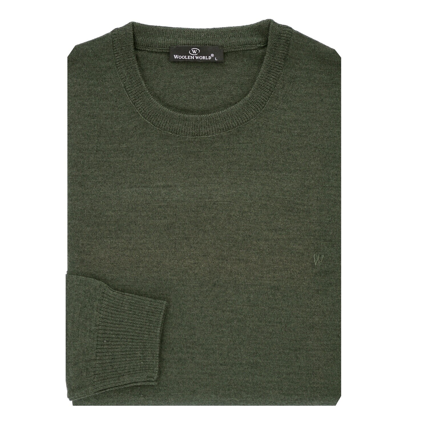 Forest Green Crew-Neck