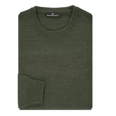 Forest Green Crew-Neck