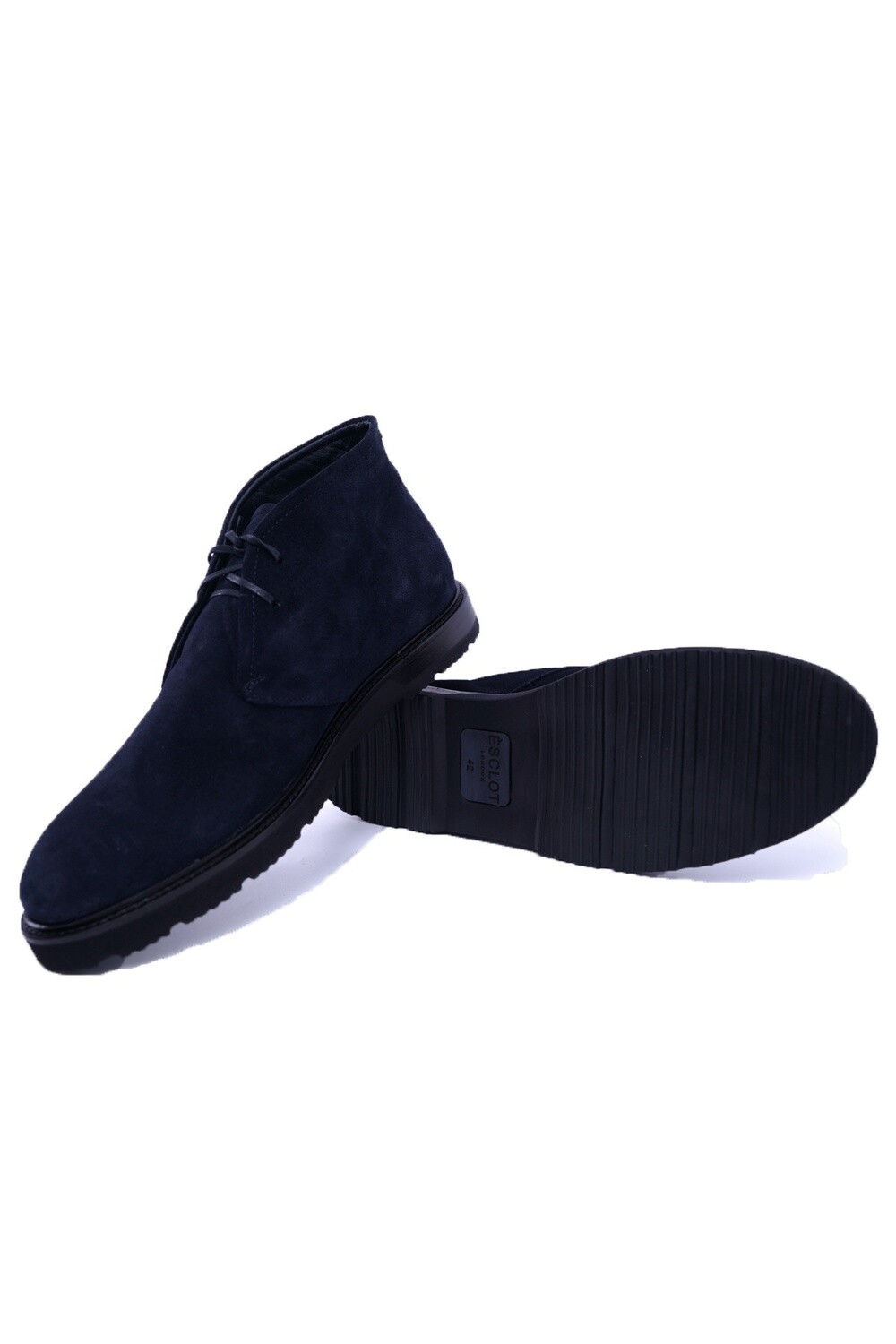 Blue Suede Desert Boot