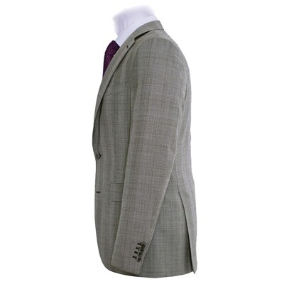 Light Grey Prince of Wales Check Suit
