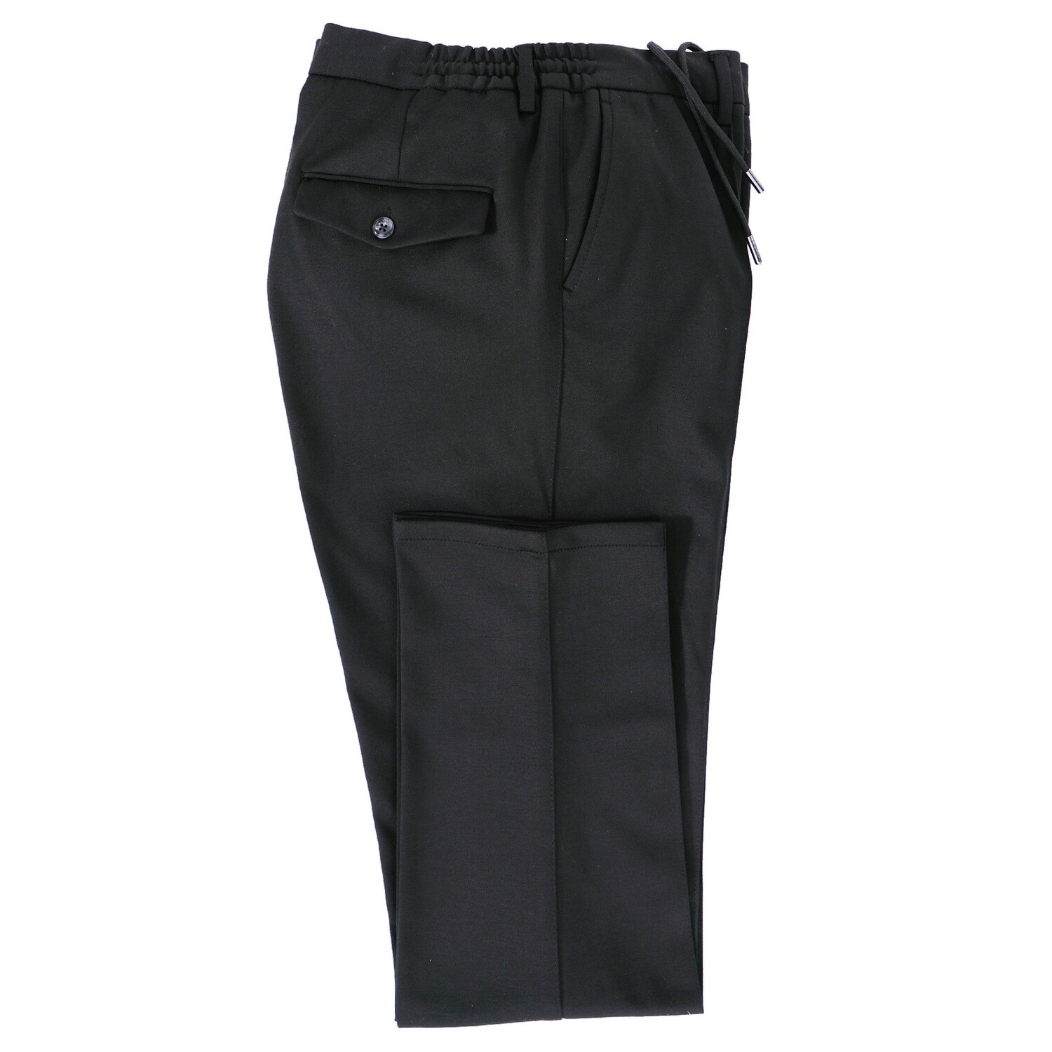 Black Classic Casual Trousers
