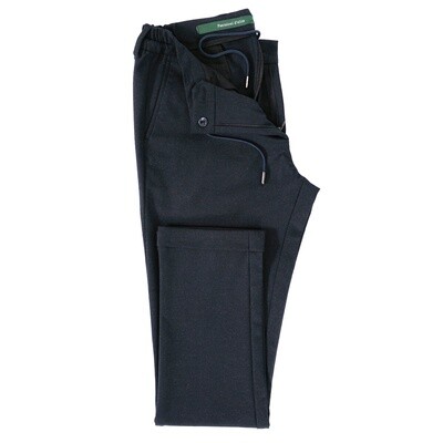 Blue Classic Flannel Casual Trouser