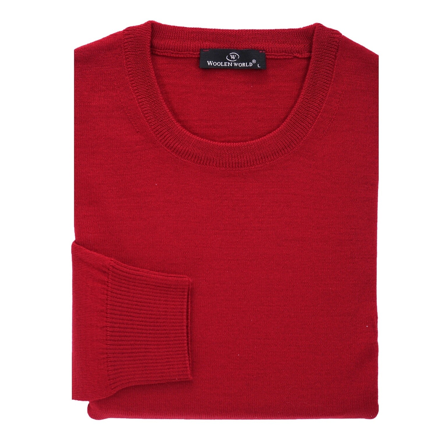 Red Crew-Neck