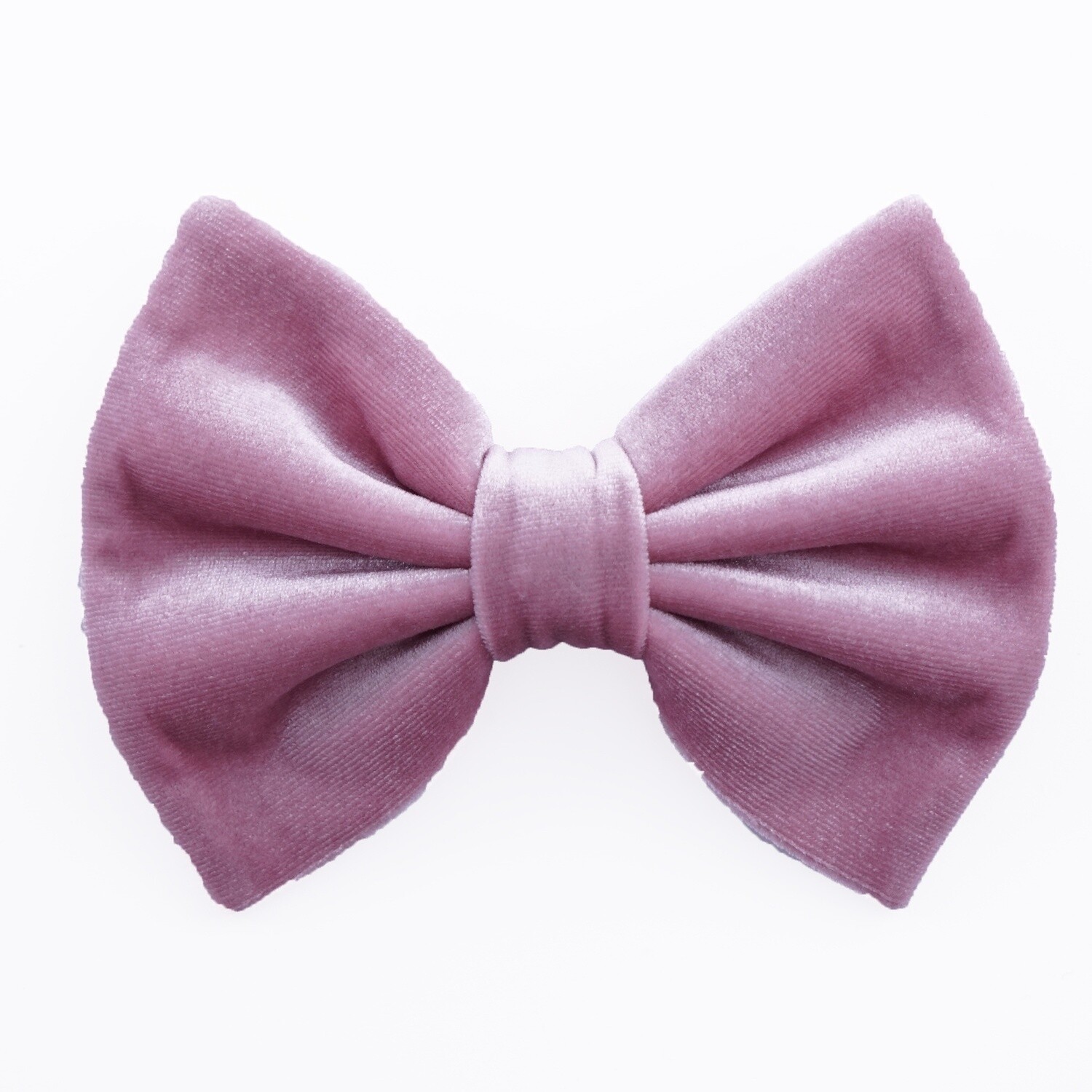 Pink Velvet Butterfly Bow Tie