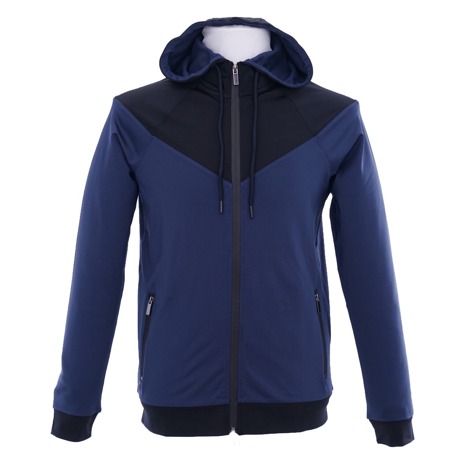 Blue Navy 2Pc Tracksuit Jacket