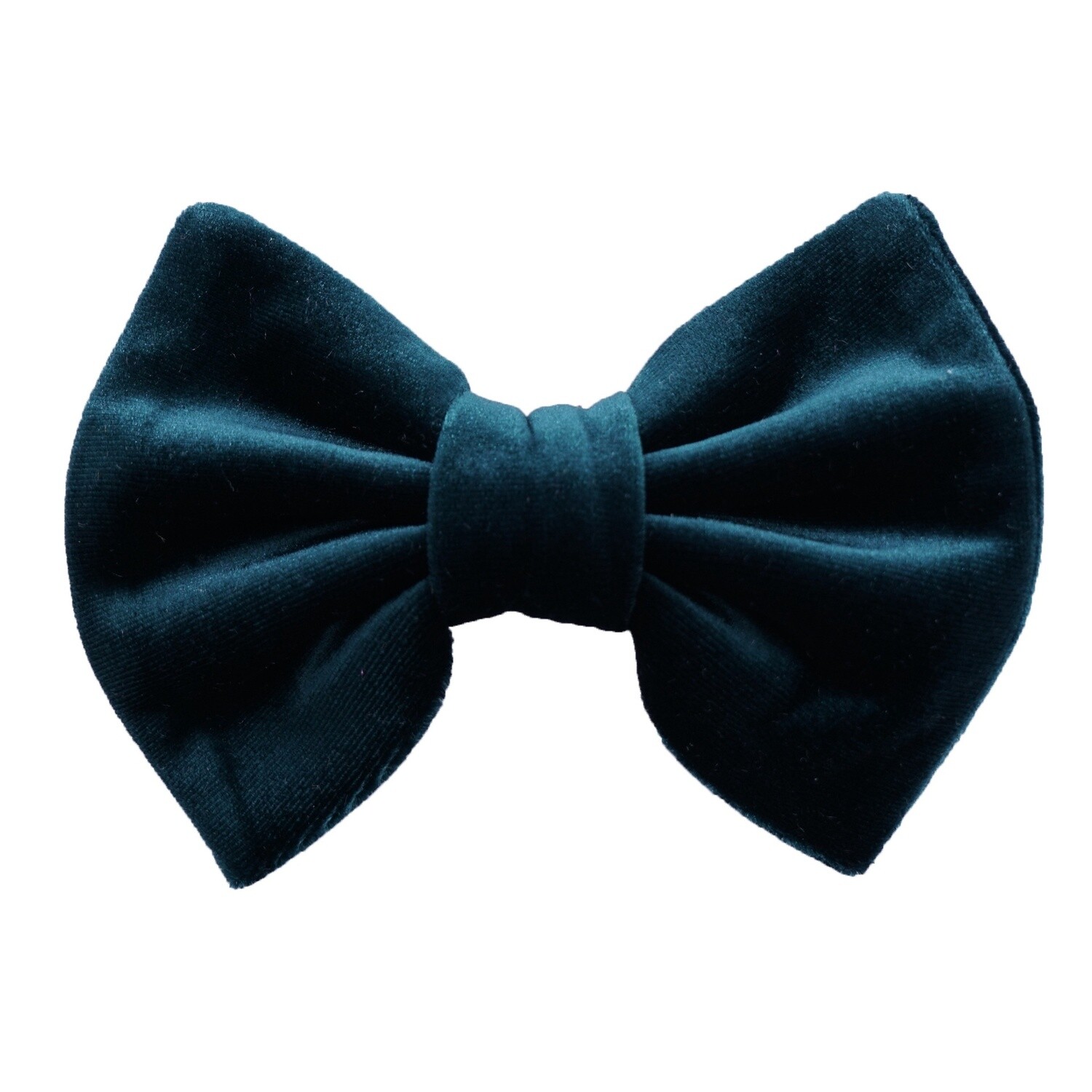 Green Velvet Butterfly Bow Tie