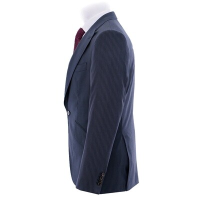 Blue Pinstripe Suit
