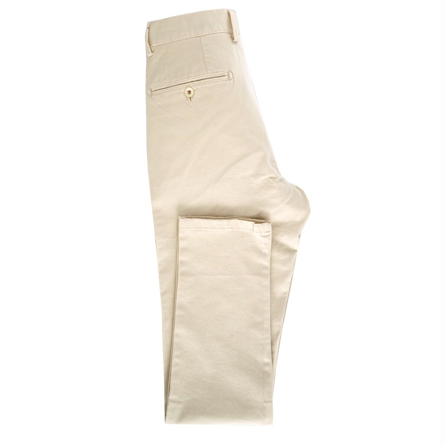Cream Twill Casual Chino