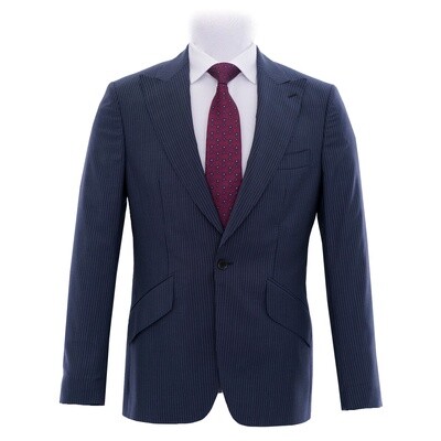 Blue Pinstripe Suit