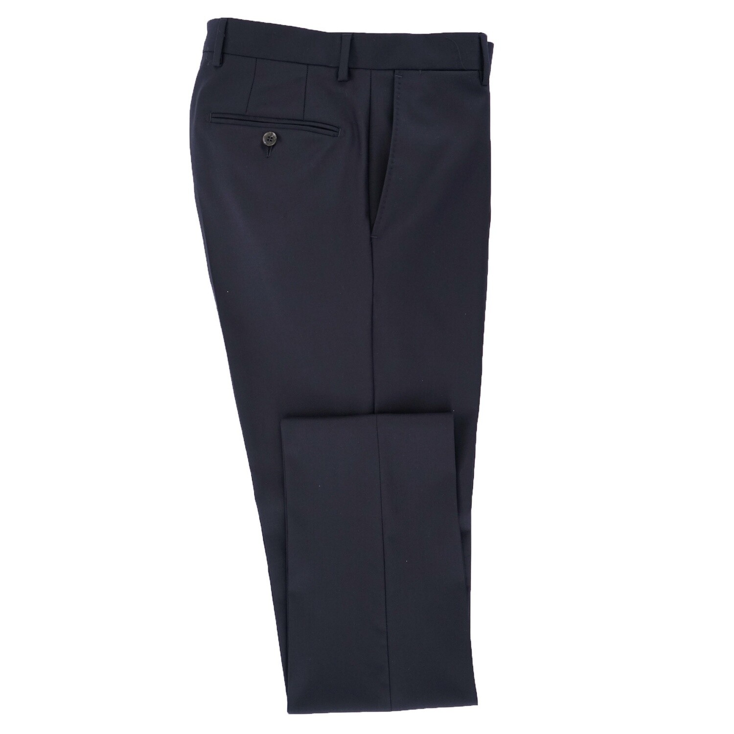 Navy Notch Lapel Classic Suit Trousers