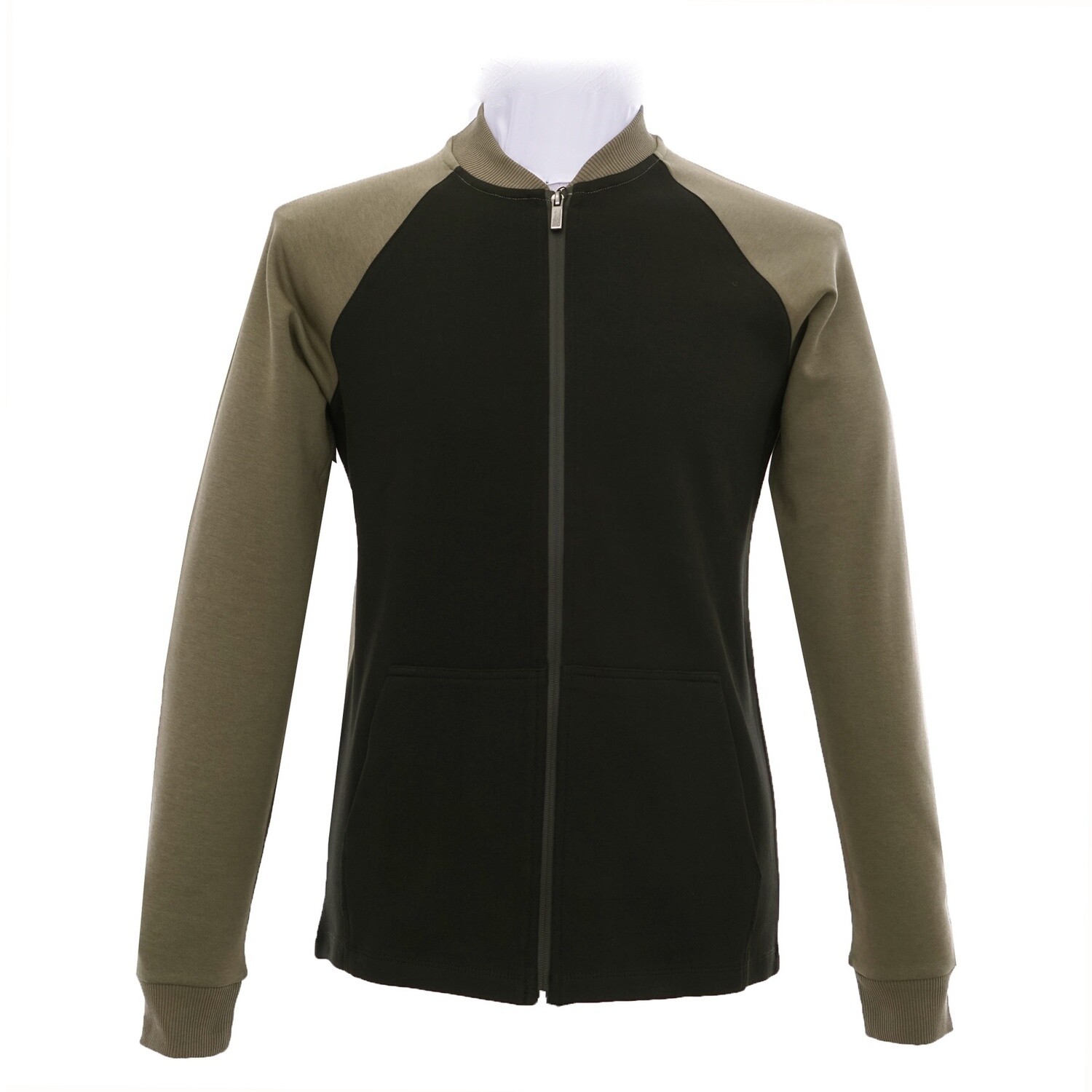 Black Green 2Pc Tracksuit Jacket