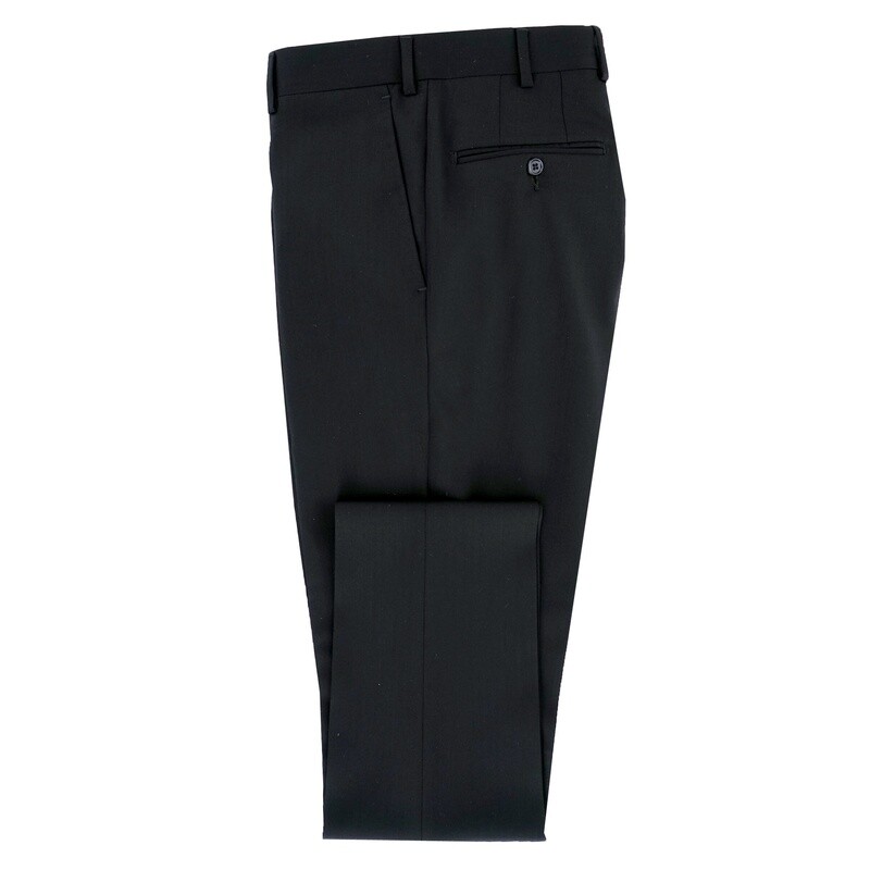 Black Marzotto Suit Trouser