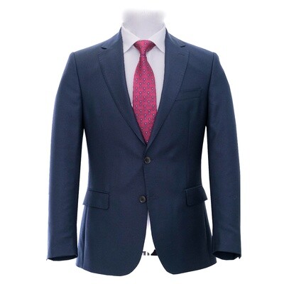 Navy Micro Check Notch Lapel Suit