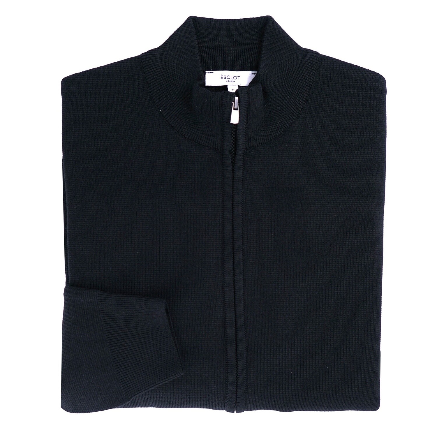 Black Zip Up Cardigan