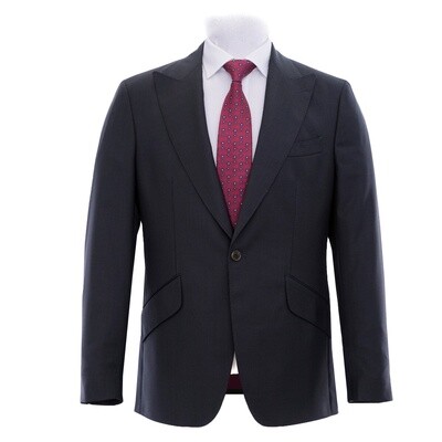 Navy Dogtooth Suit