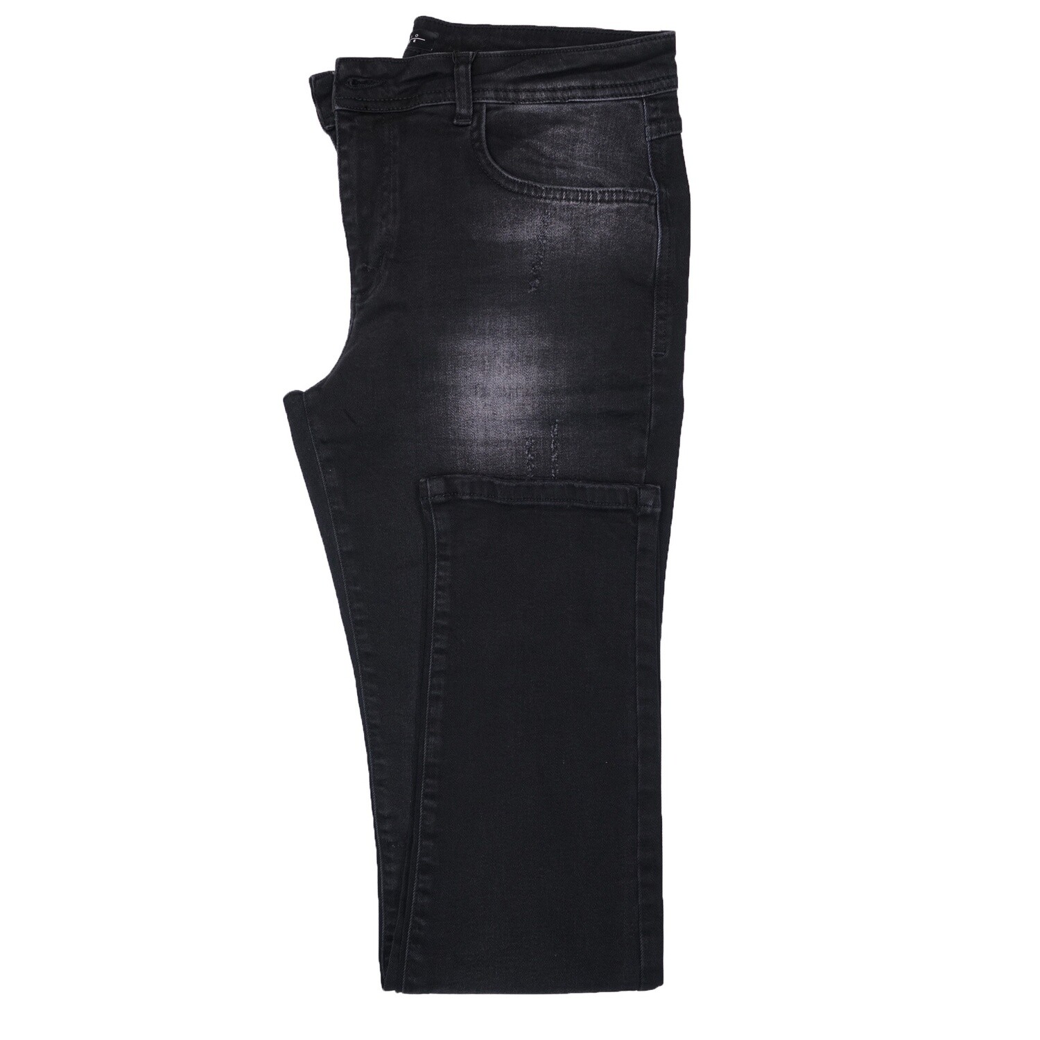 Black Fade Ripped Zip Up Sb Jeans