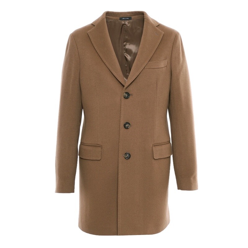 Camel Pure Cashmere Overcoat