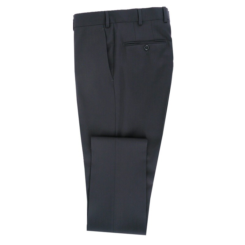 Black Plain Suit Trouser