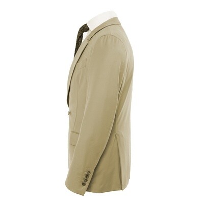 Beige Double-Breasted Jacket