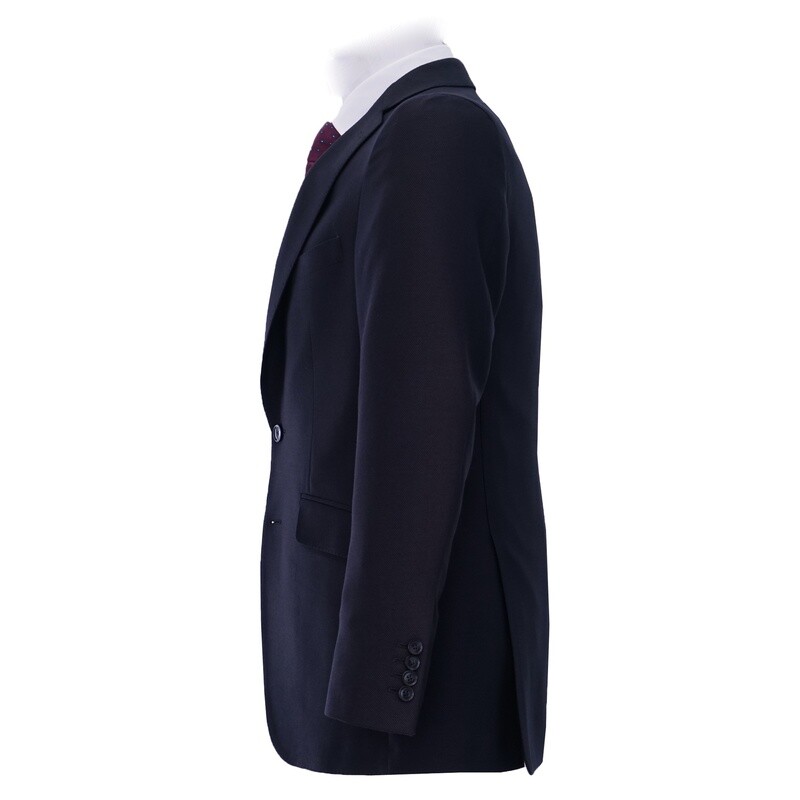 Navy Birdseye Scabal Suit Jacket