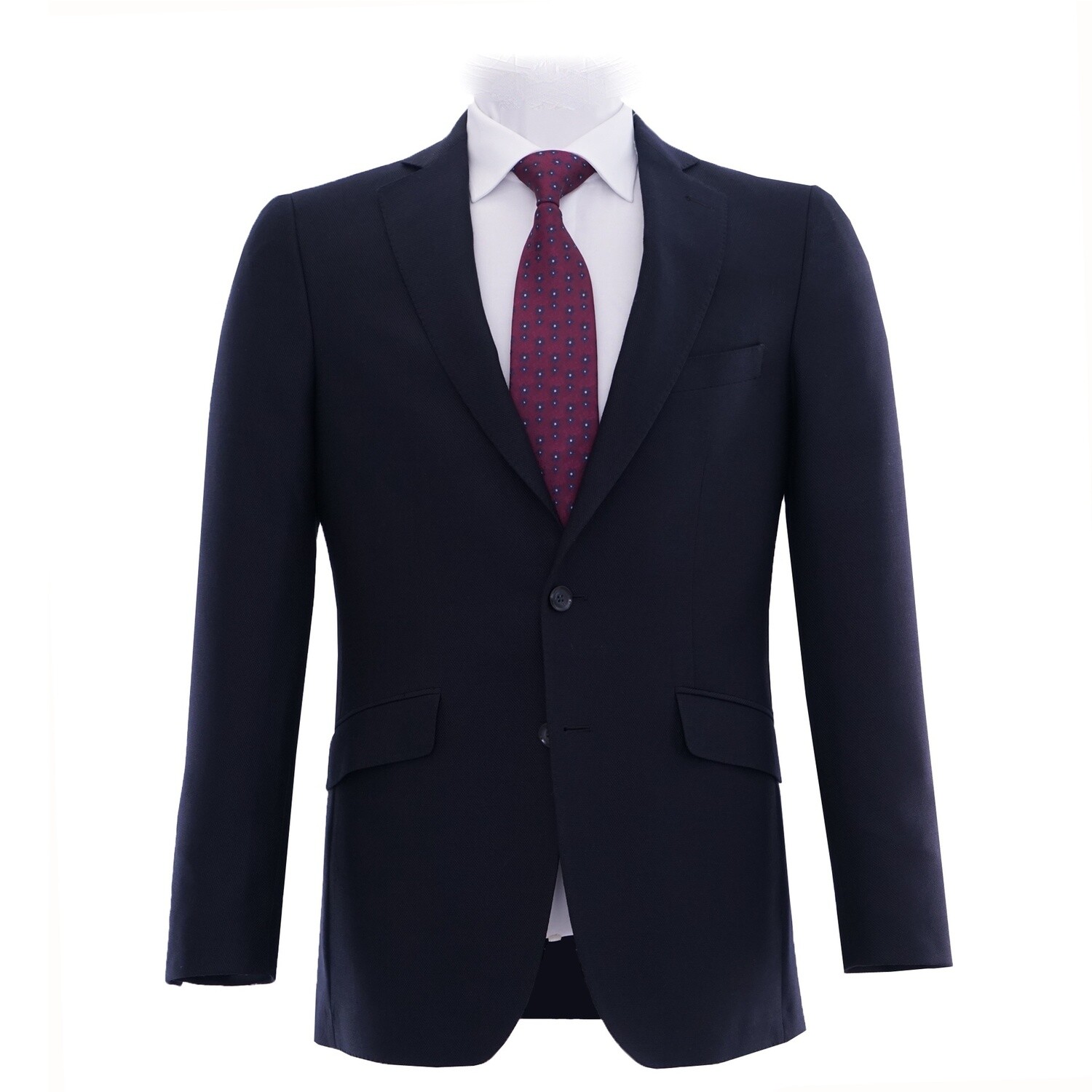 Navy Birdseye Scabal Suit Jacket