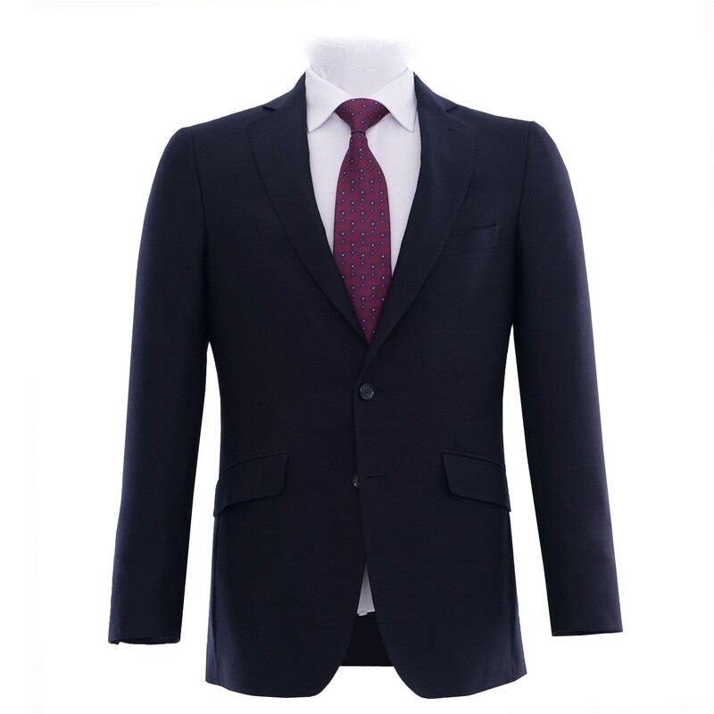Navy Birdseye Scabal Suit Jacket