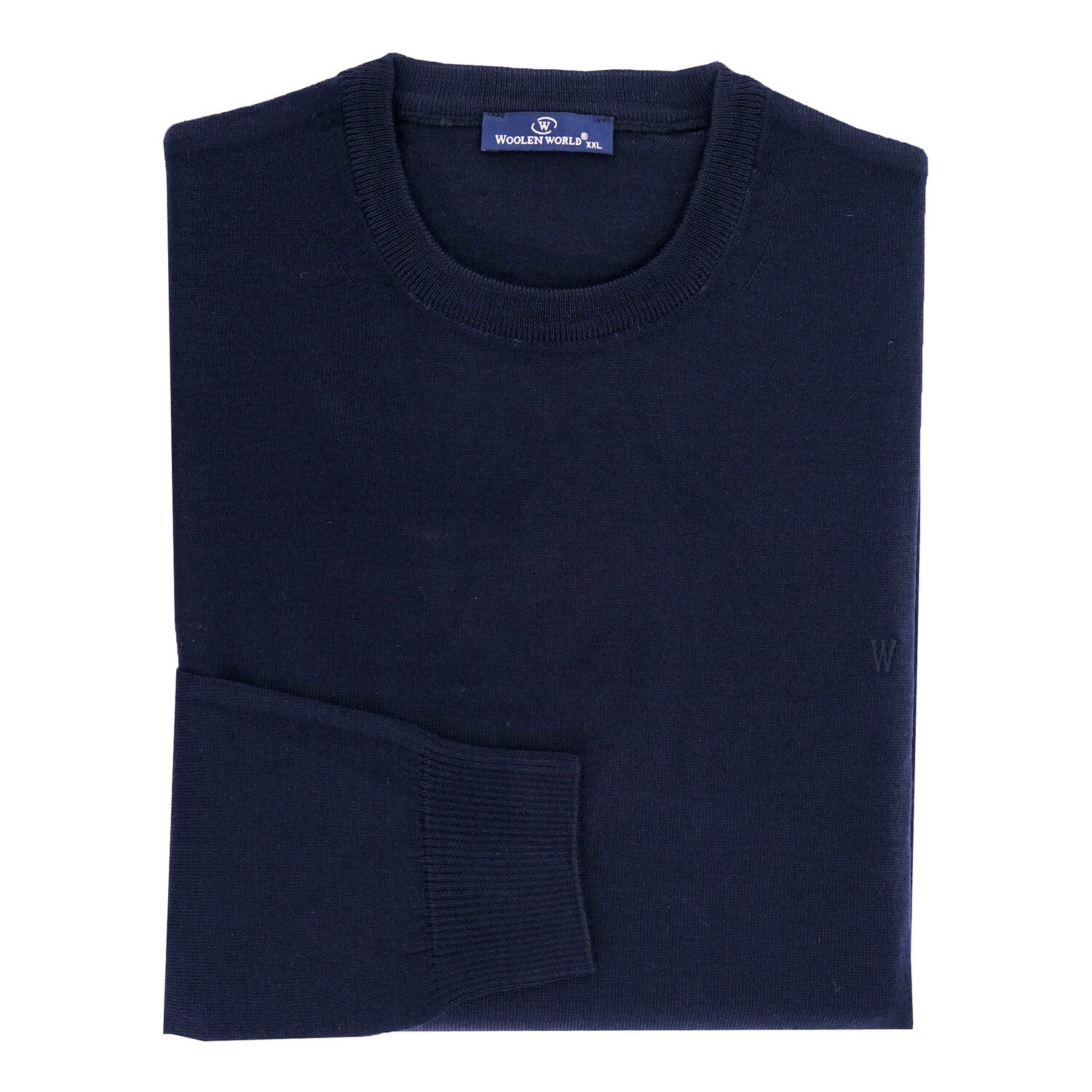 Navy Crew-Neck