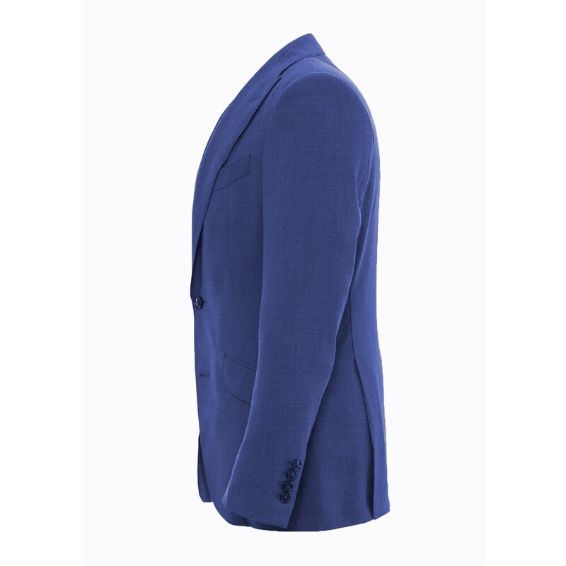 Royal Blue Ticket Pocket Suit