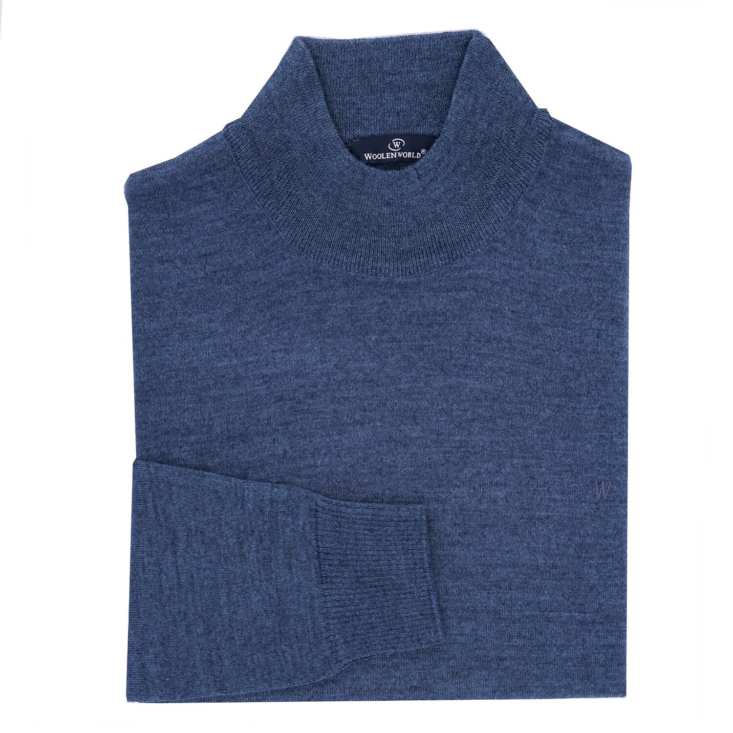 Petrol Blue Turtle-Neck