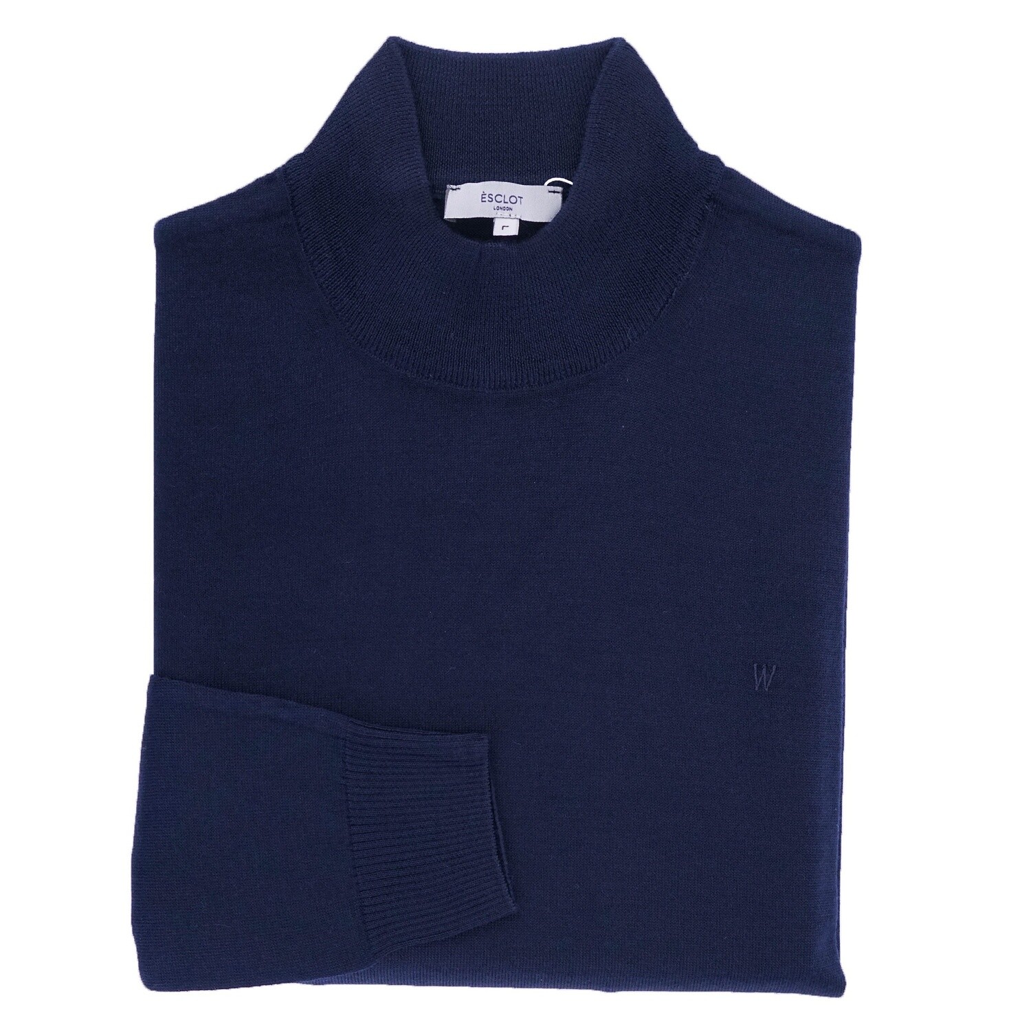 Navy Turtle-Neck
