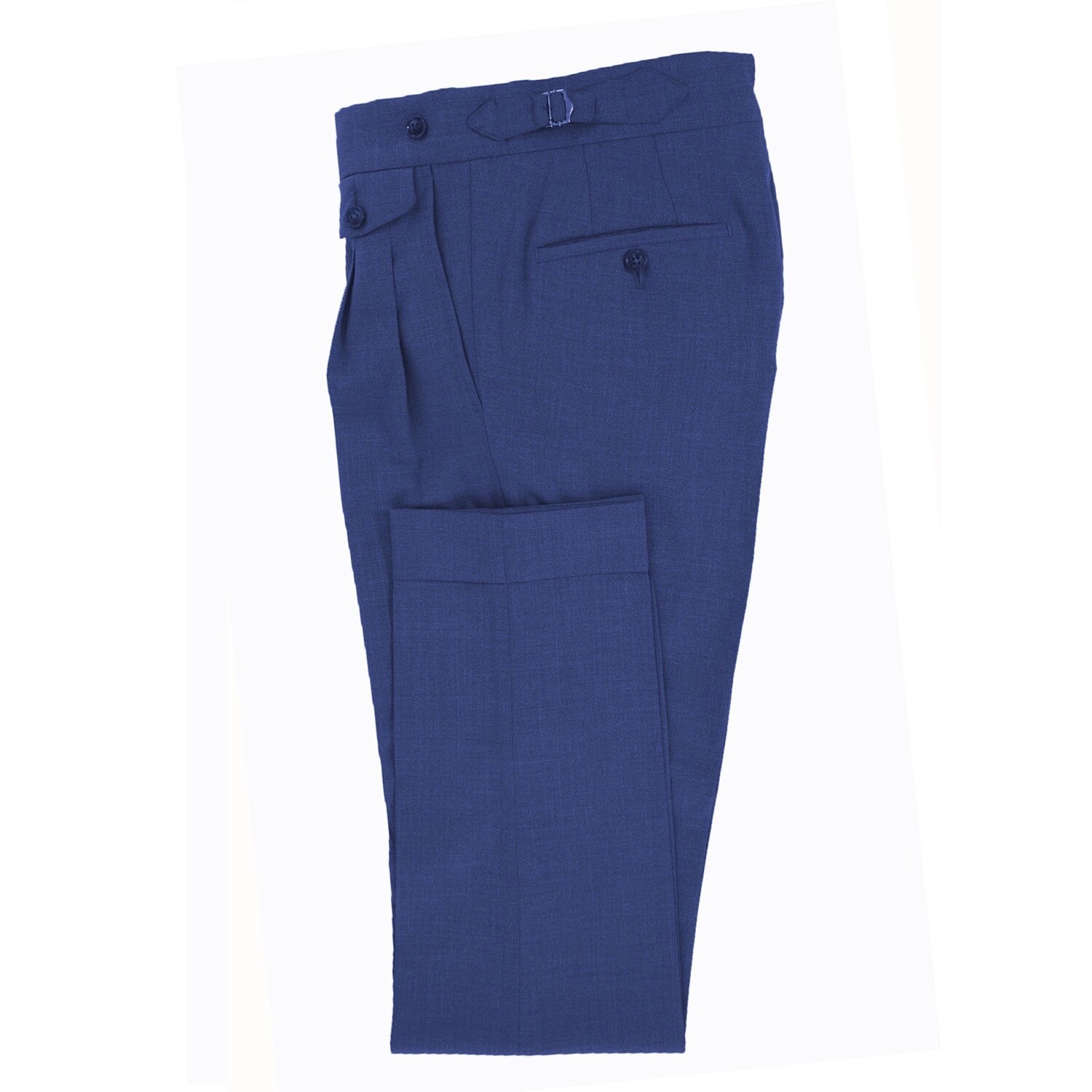 Royal Blue Ticket Pocket Suit Trouser