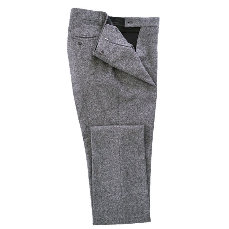 Light Grey 3Pc Flannel Suit Trouser