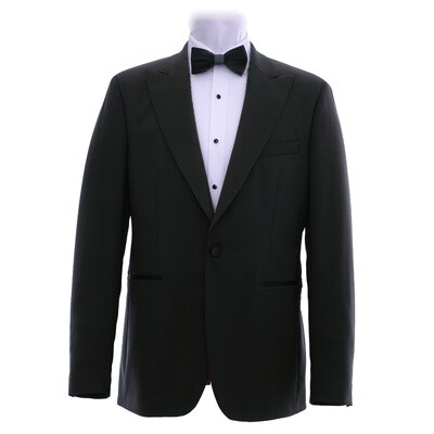Black Peak Lapel Tuxedo Jacket