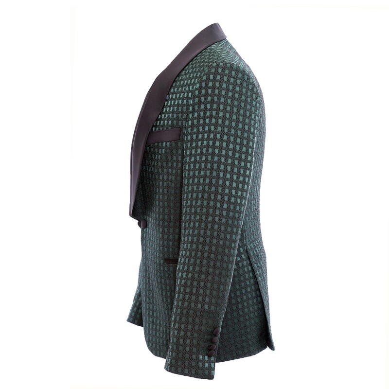 Green Square Tuxedo Jacket