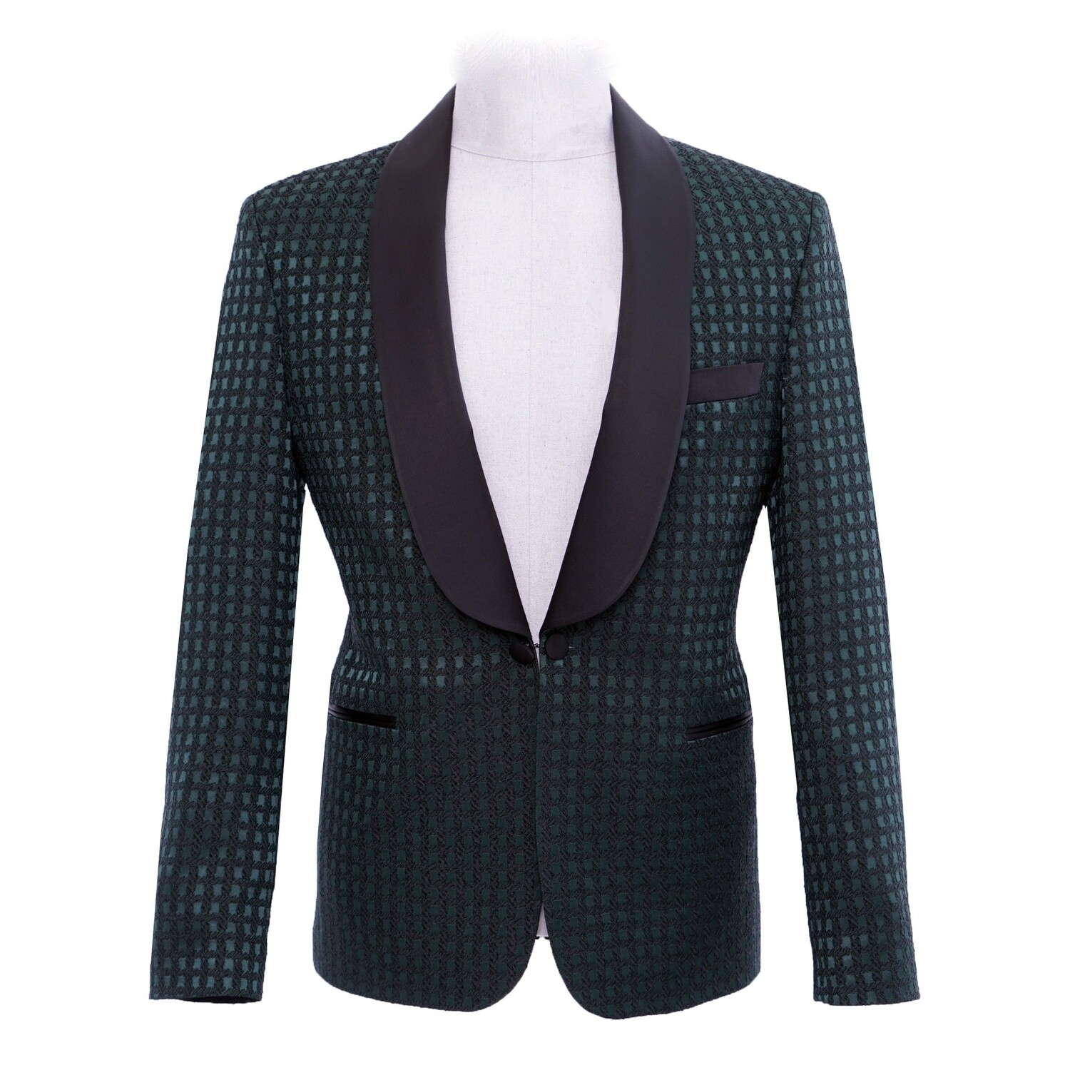 Green Square Tuxedo Jacket