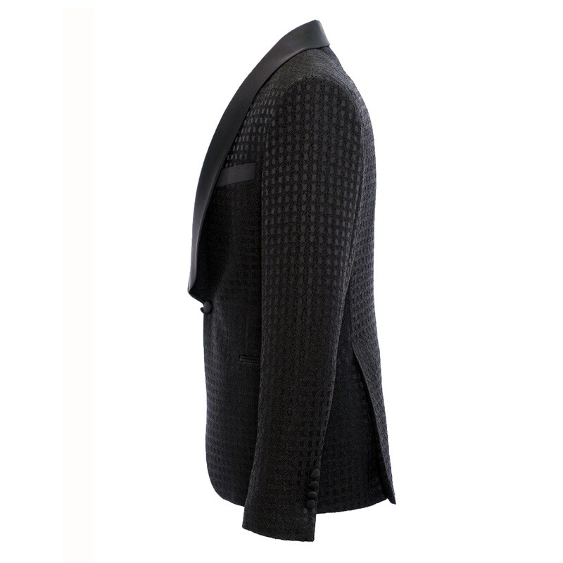 Black Square Tuxedo Jacket