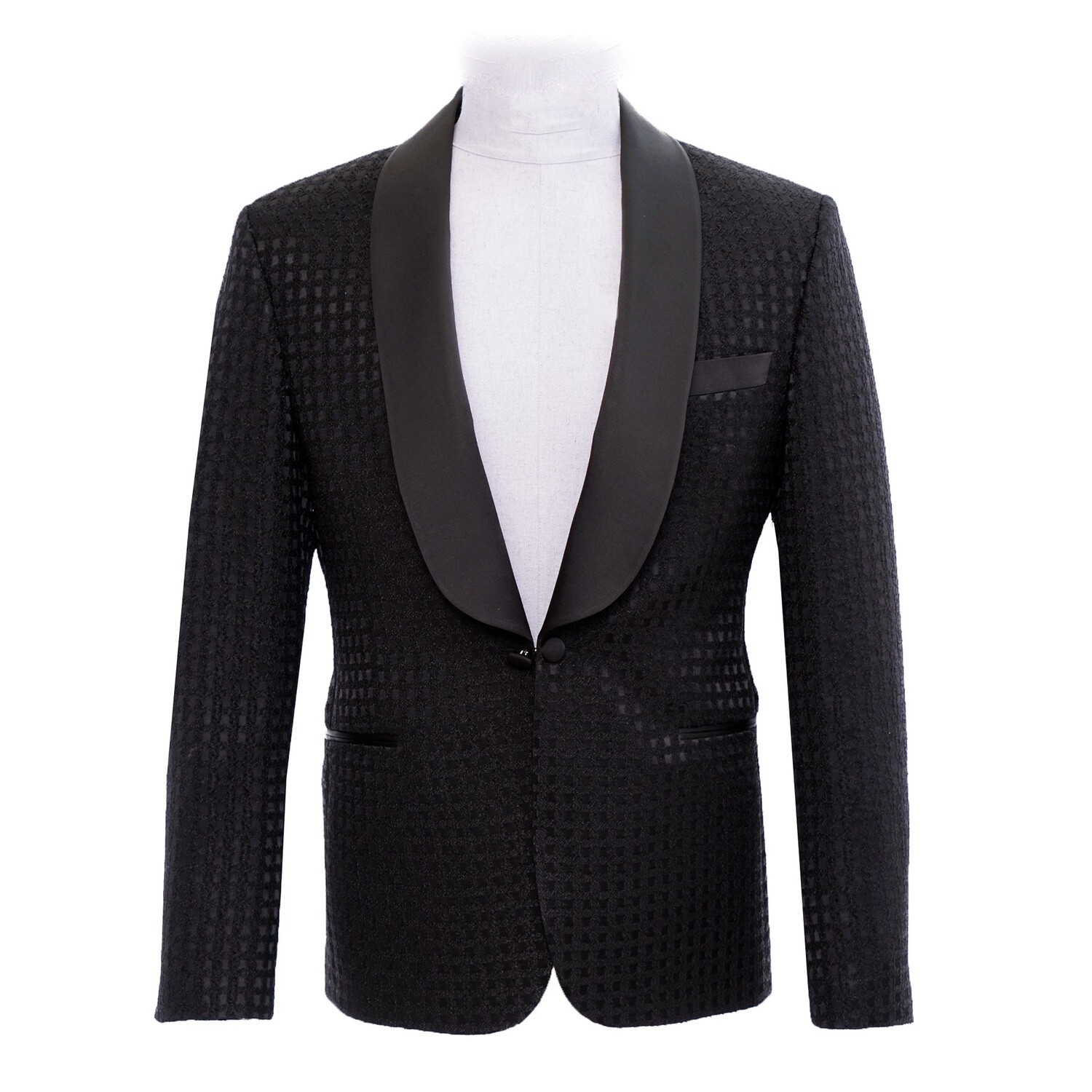 Black Square Tuxedo Jacket