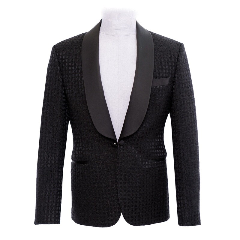 Black Square Tuxedo Jacket