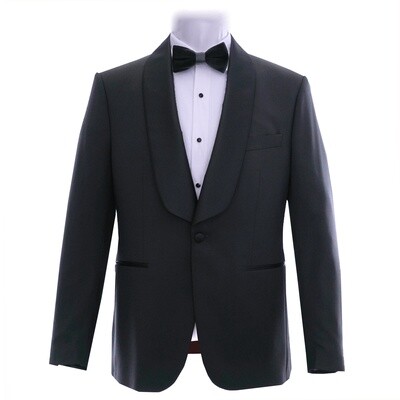 Black Shawl Lapel Tuxedo Jacket