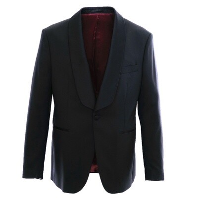 Black Shawl Lapel Tuxedo Jacket
