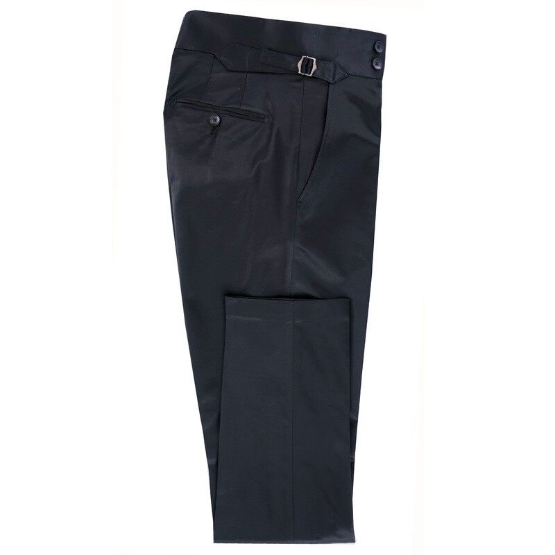 Black Peak Lapel Suit Trouser