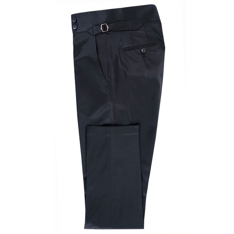 Black Peak Lapel Suit Trouser