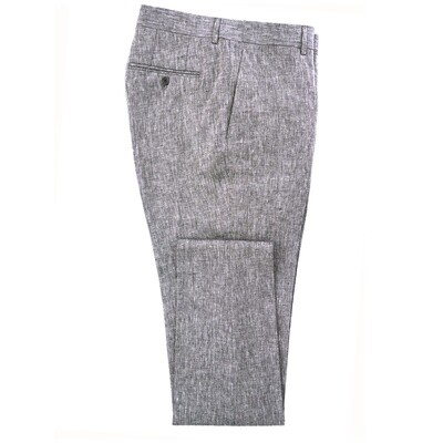 Grey Linen Suit Trousers