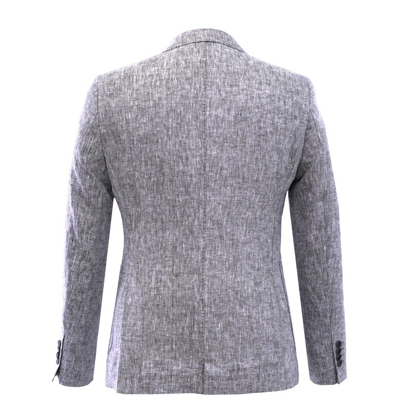 Grey Linen Suit
