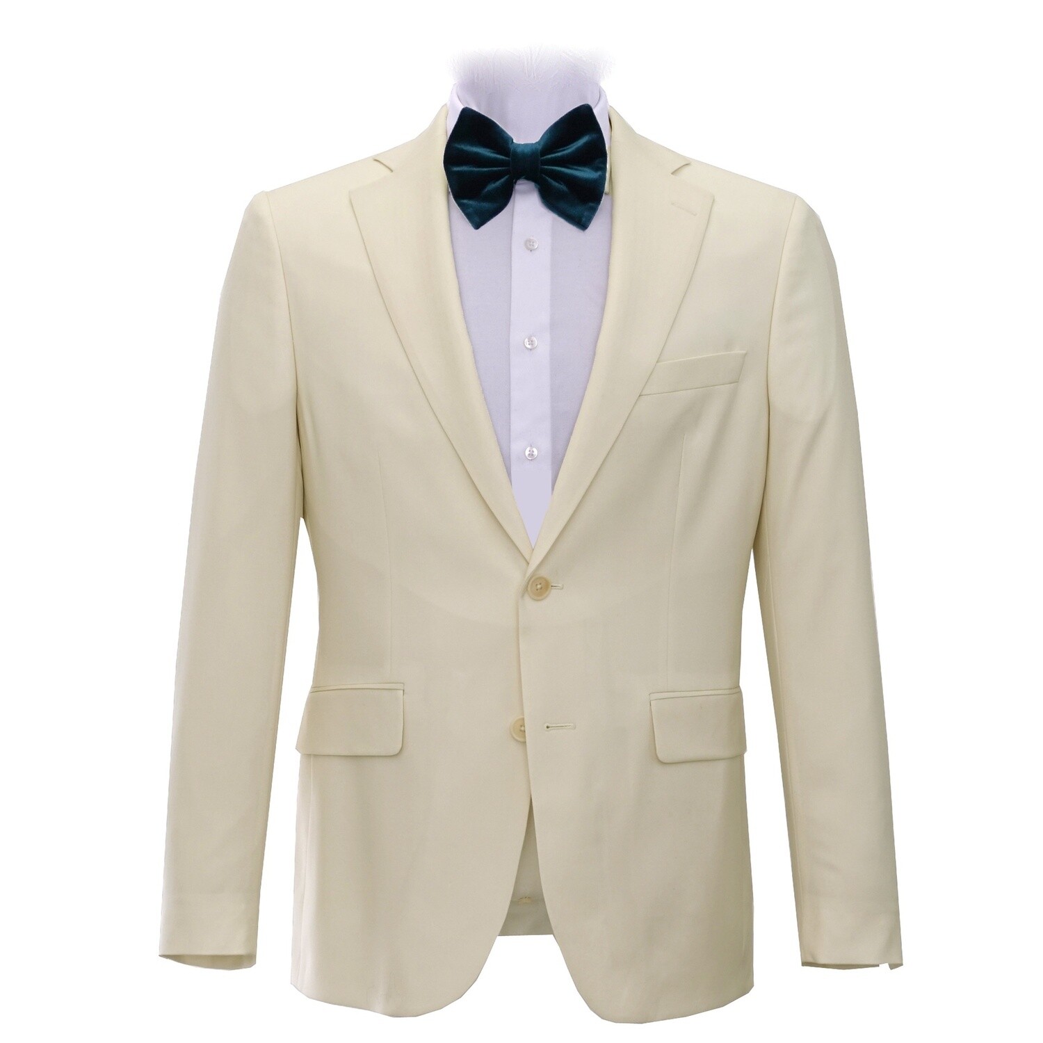 White Notch Lapel Suit