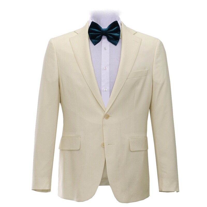 White Notch Lapel Suit