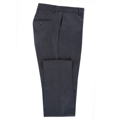 Charcoal Flannel Suit Trousers